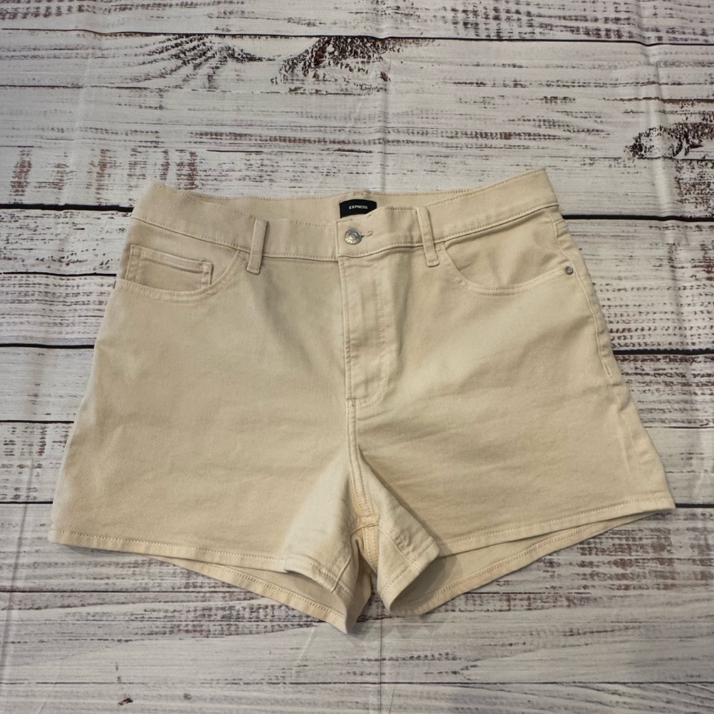 Express Women's Tan Jean Shorts